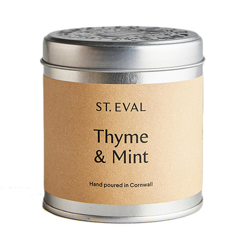 St Eval Candle Thyme & Mint Tin Candle