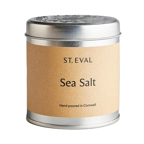 St Eval Candle Sea Salt Tin Candle - 0.3kg (980mm w x 80mm h)