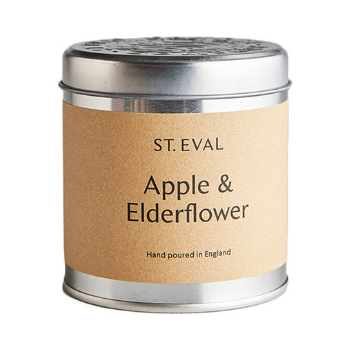 St Eval Candle Apple & Elderflower Tin Candle