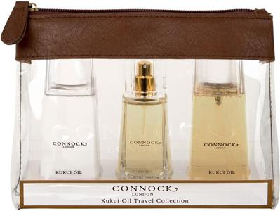 Connock London Kukui Oil Travel Collection Gift Set