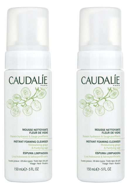 Caudalie Instant Foaming Cleanser Duo Bundle