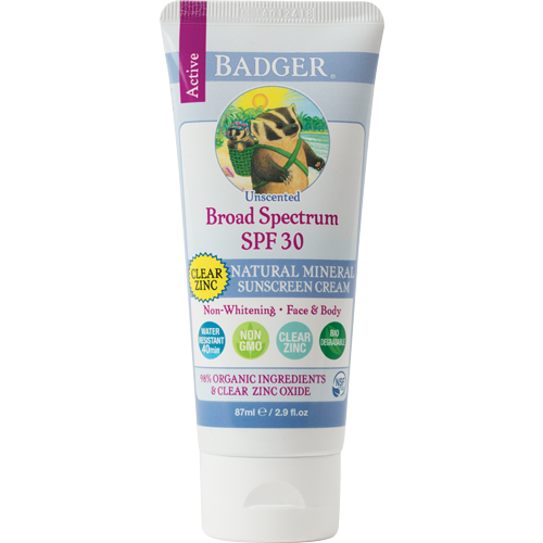 Badger Balm Broad Spectrum Clear Zinc Sunscreen SPF30
