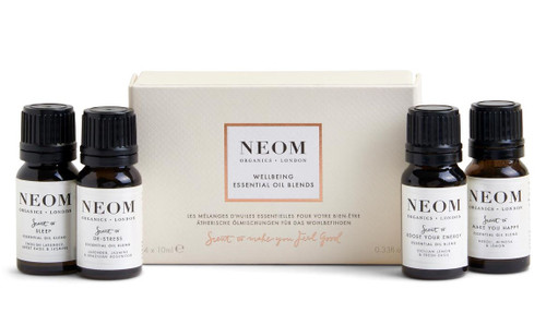 Neom Wellbeing Essential Oil Blends x 4