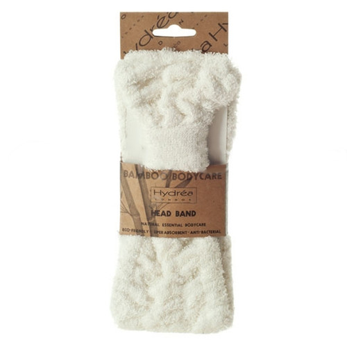 Natural Bath Sponge Hair Drying Towel Wrap & Head Band Duo Set
