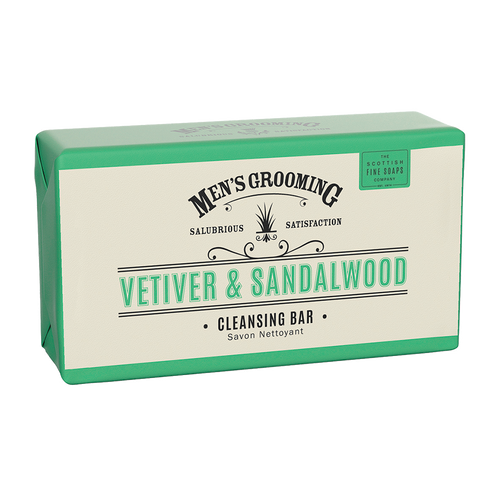 Scottish Fine Soaps Vetiver & Sandalwood Cleansing Body Bar