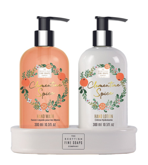 Scottish Fine Soaps Clementine Spice Hand Care Set