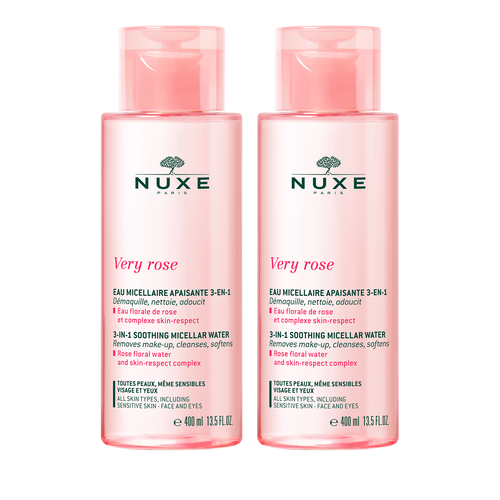 Nuxe Very Rose 3-in-1 Soothing Micellar Water Duo 