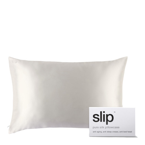 Slip Pure Silk White Queen Pillowcase