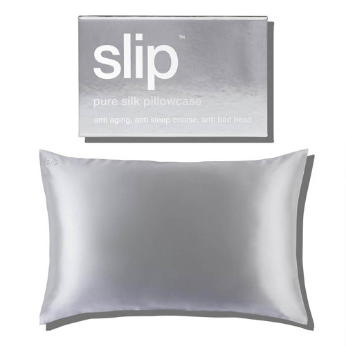 Slip Pure Silk Silver Queen Pillowcase