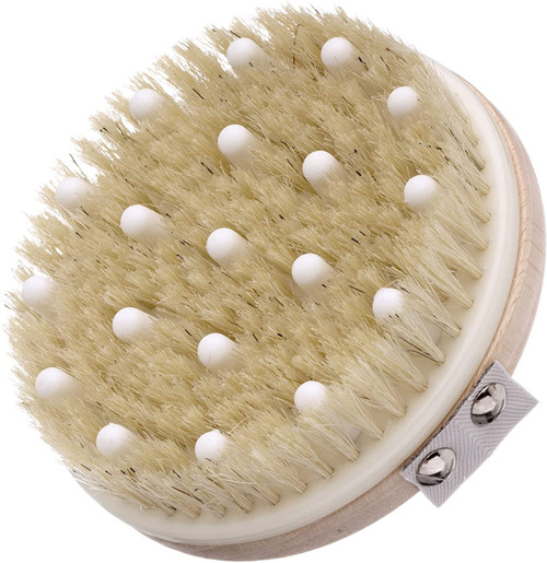 Natural Bath Sponge Combination Detox Massage Brush