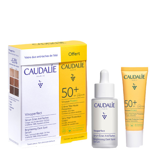 Caudalie Vinoperfect Serum & Suncare Set