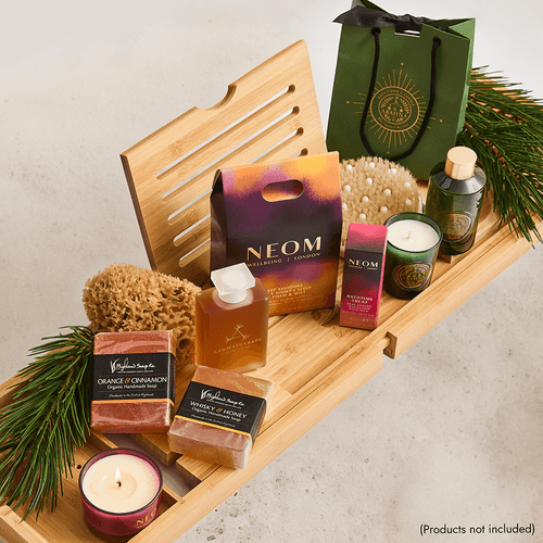Bath & Unwind Luxury Bamboo Bath Tray Bath & Unwind Luxury Bamboo Bath Tray