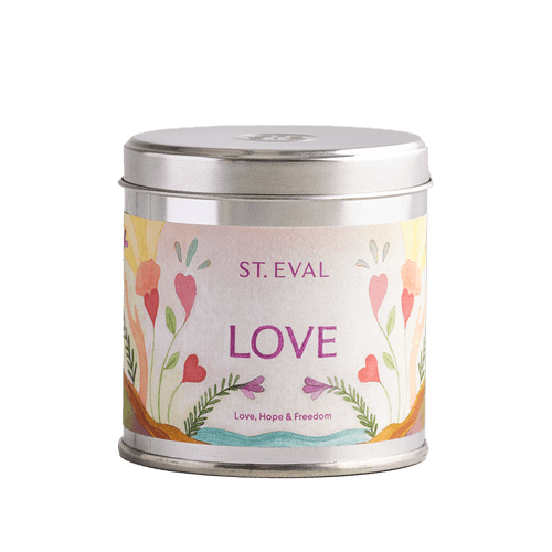 St Eval Love, Bay & Rosemary Scented Tin Candle