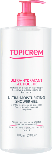 Topicrem ULTRA Moisturising Shower Gel 1 Litre