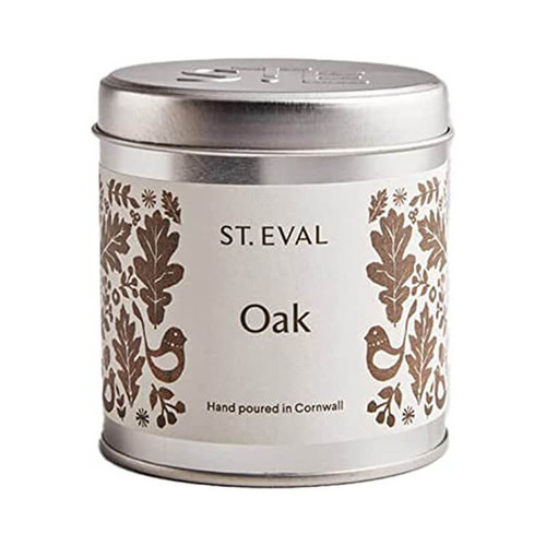 St Eval Oak Folk Scented Tin Candle 