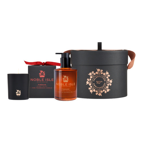 Noble Isle Fireside Bathe By Candlelight Set