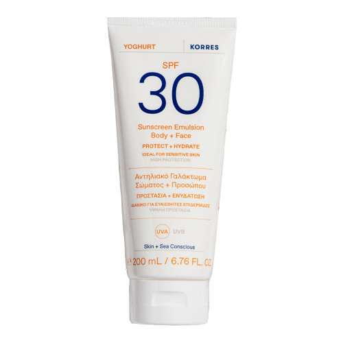 Korres YOGHURT Emulsion Body + Face SPF30