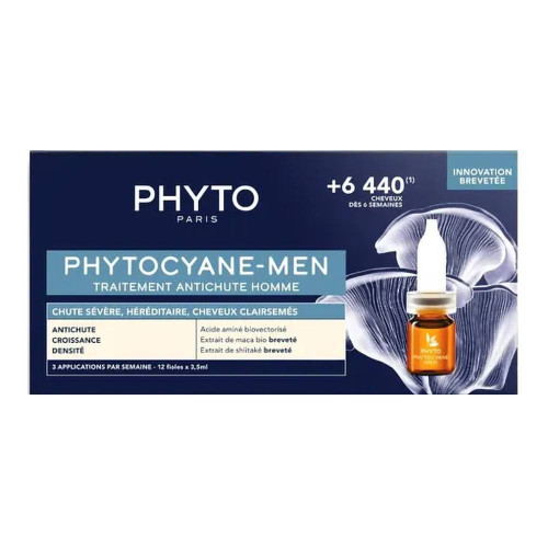 Phyto Phytocyane Men Treatment Progressive Hair Loss 12 x 3.5ml