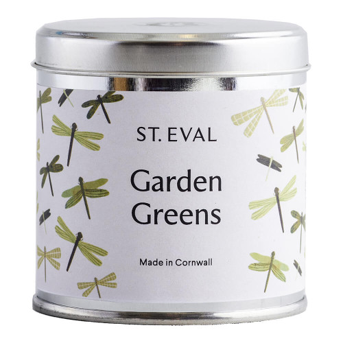 St Eval Nature's Garden Scented Tin Candle Garden Greens