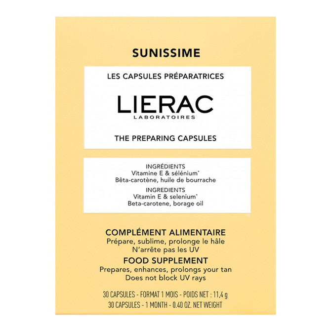 LIERAC SUNISSIME The Preparing Capsules
