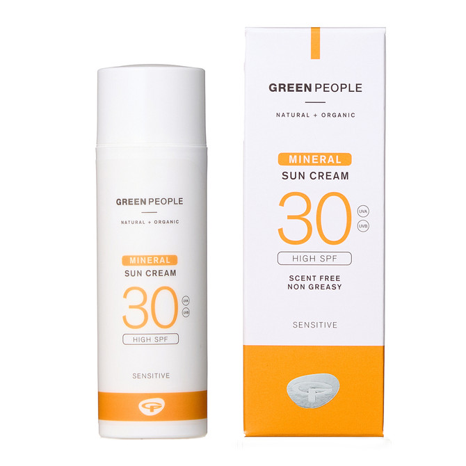 Green People Scent Free Mineral Sun Cream SPF30