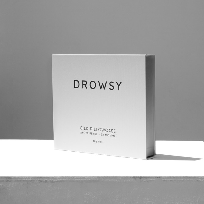 Drowsy Akoya Pearl Silk Pillowcase