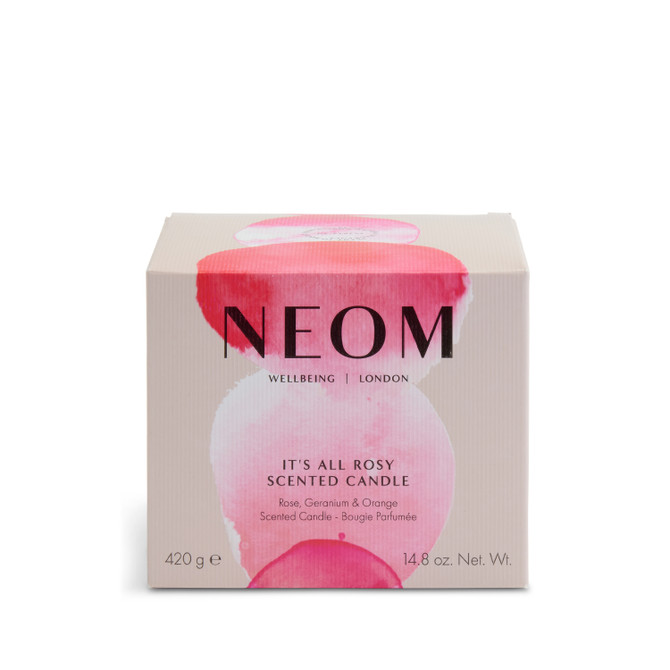 Neom It's All Rosy 3 Wick Candle