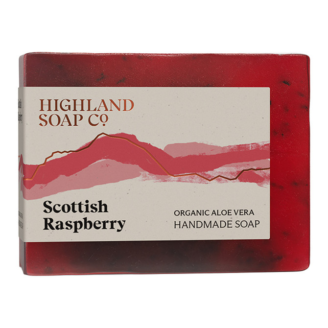 Highland Soap Company Wild Scottish Raspberry Soap 150g