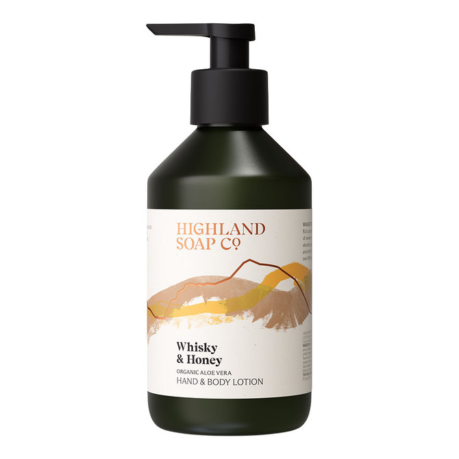 Highland Soap Company Whisky & Honey Hand & Body Lotion
