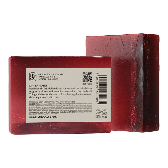 Highland Soap Company Rose & Patchouli Soap
