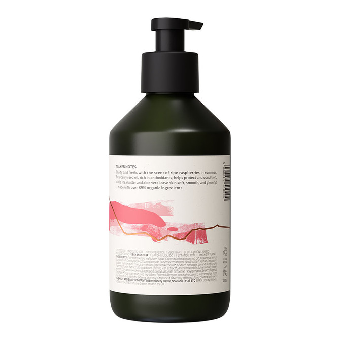 Highland Soap Company Wild Scottish Raspberry Hand & Body Lotion 300ml