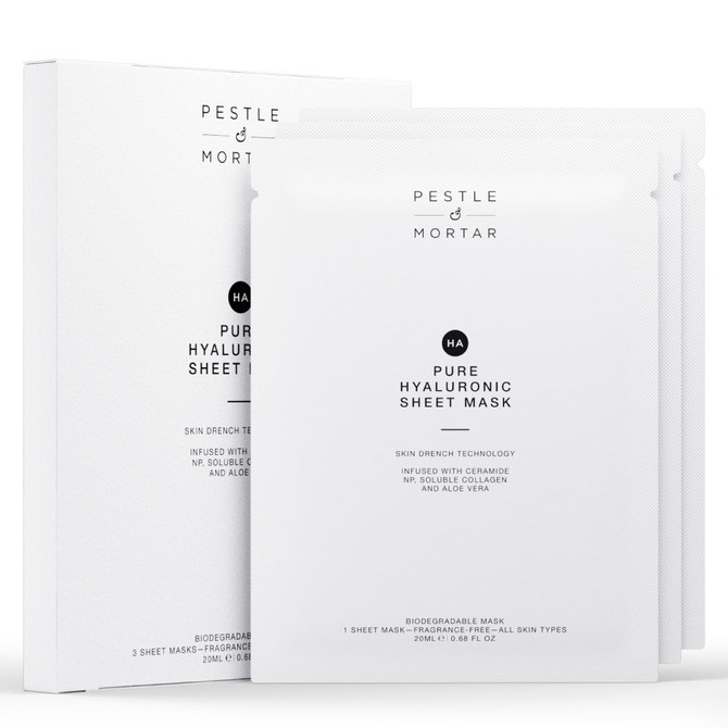 Pestle & Mortar Hyaluronic Sheet Mask x 3