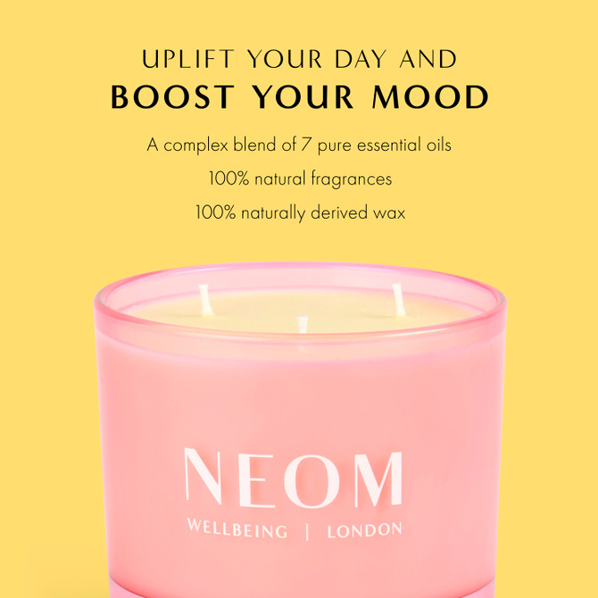 NEOM Great Day 3 Wick Candle 420g | Bath & Unwind | Official Stockist