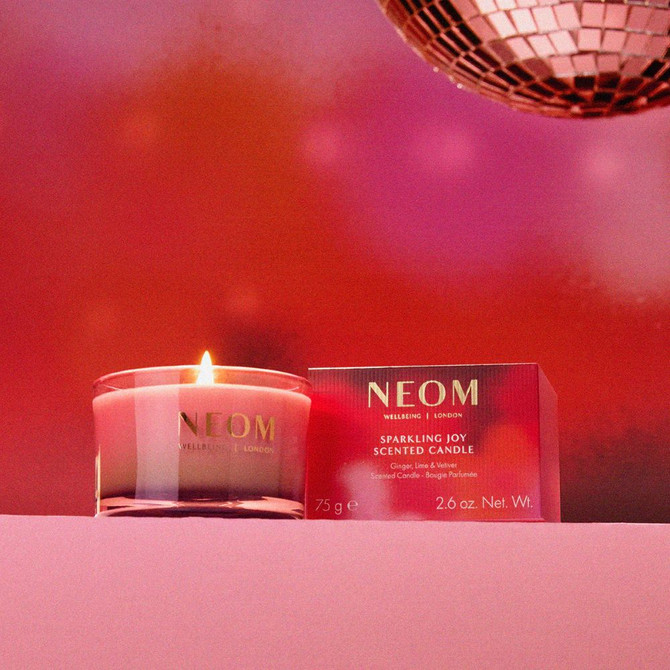 NEOM Sparkling Joy Travel Candle 75g