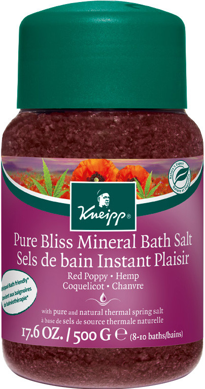 Kneipp Pure Bliss Red Poppy Bath Salts - 500g