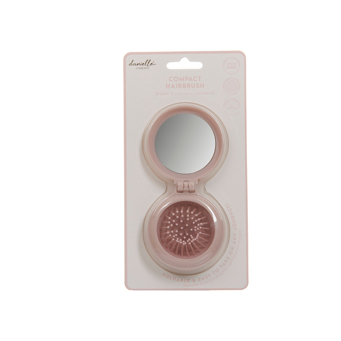 Danielle Compact Hairbrush With Mirror