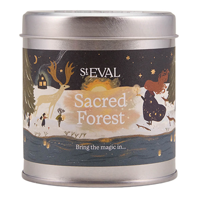 St Eval Sacred Forest Christmas Tin Candle