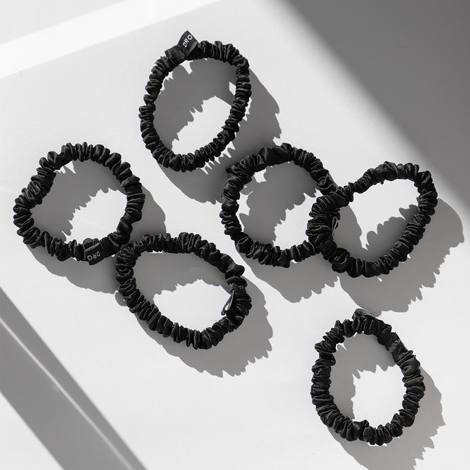 Drowsy Black Jade Skinny Scrunchie Set