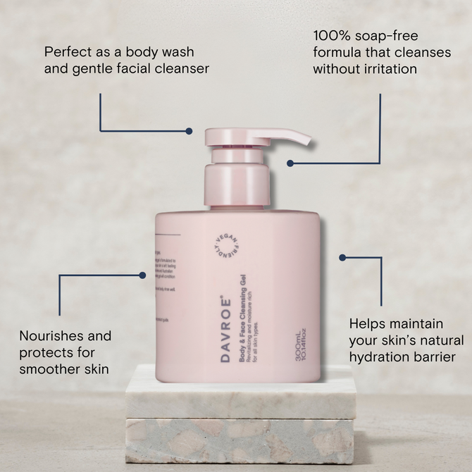 DAVROE Body & Face Cleansing Gel 300ml