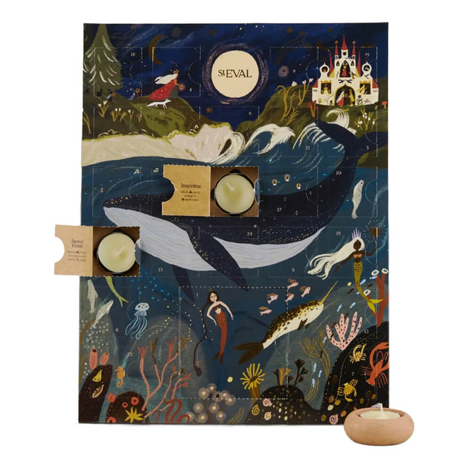 St Eval Tealight Advent Calendar