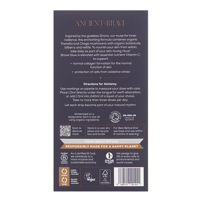 Ancient + Brave Brave Immunity Mushroom Tincture 50ml