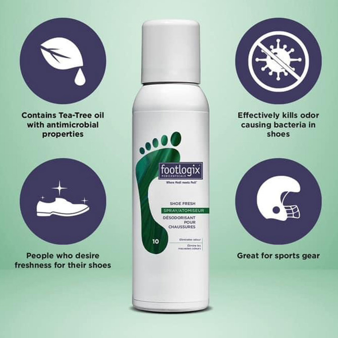 Footlogix Shoe Fresh Deodorant Spray 125ml