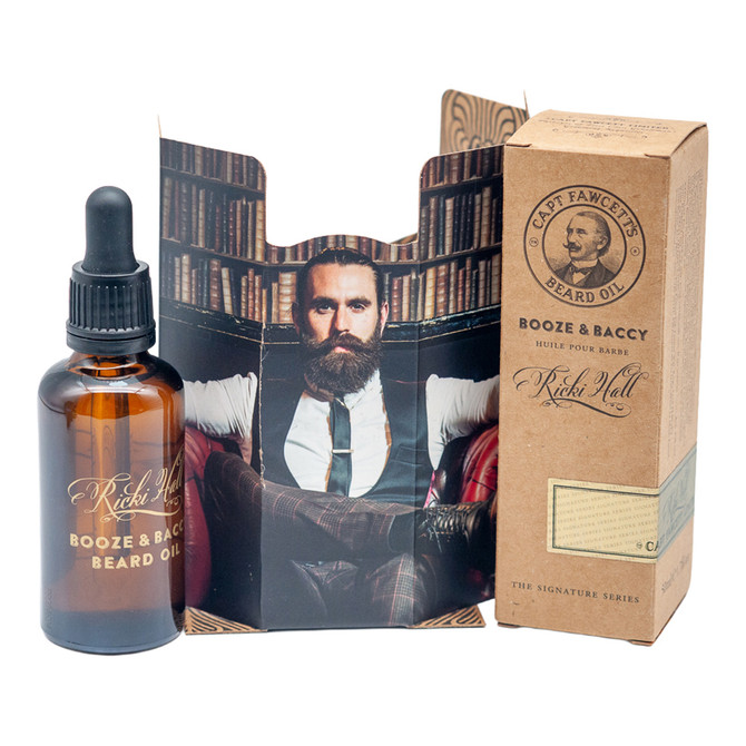 Captain Fawcett Ricki Halls Booze & Baccy Beard Oil 50ml