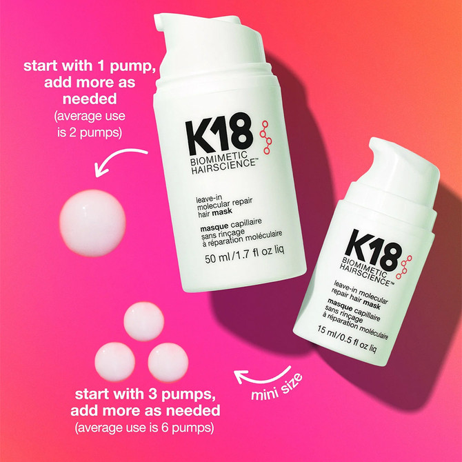 K18 Leave-in molecular repair hair mask 50ml