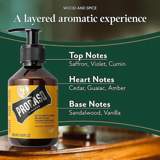 Proraso Beard Wash Wood & Spice 200ml