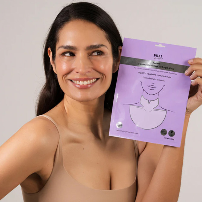 PRAI Ageless Neck & Decolletage Hydrogel Mask - Trio