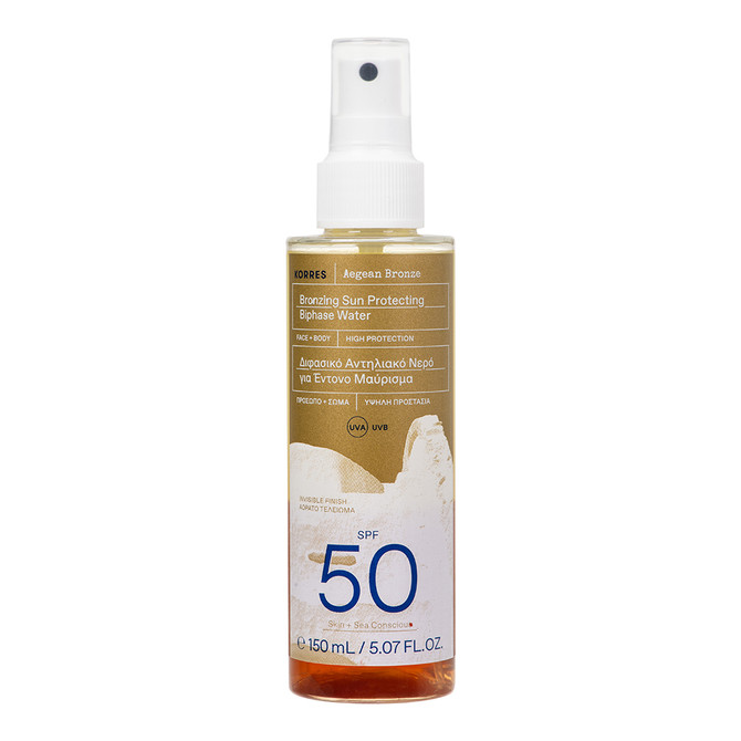 KORRES Bronzing Sun Protecting Biphase Water SPF50