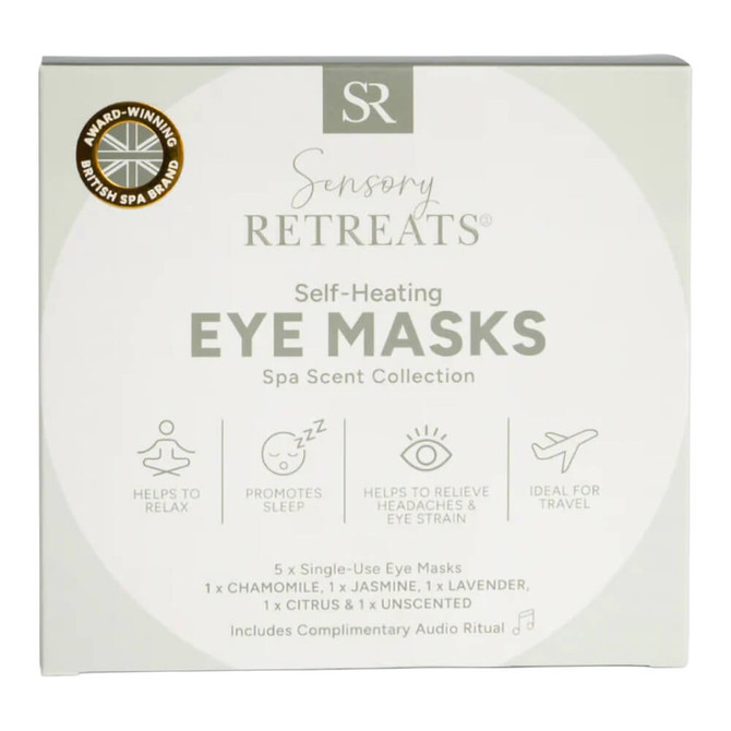 Sensory Retreats Spa Scent Collection Self-Heating Eye Masks - 5 Pieces