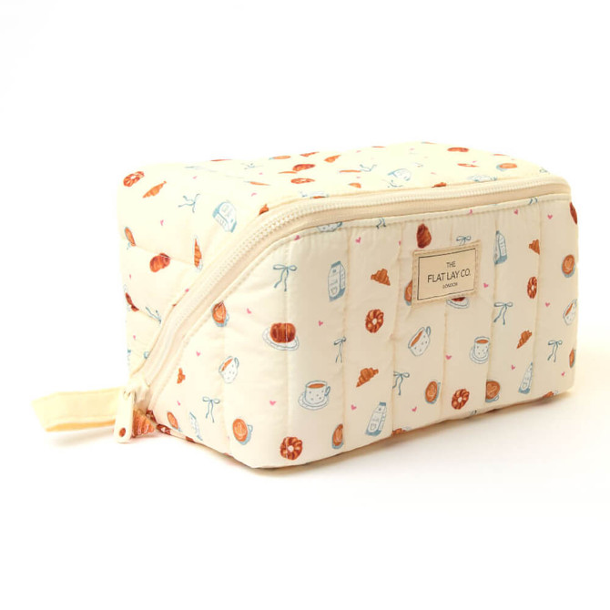 THE FLAT LAY CO. Marshmallow Makeup Box Bag - Patisserie