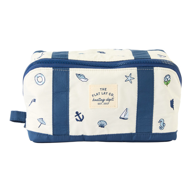 THE FLAT LAY CO. Marshmallow Makeup Box Bag - Cape Cod